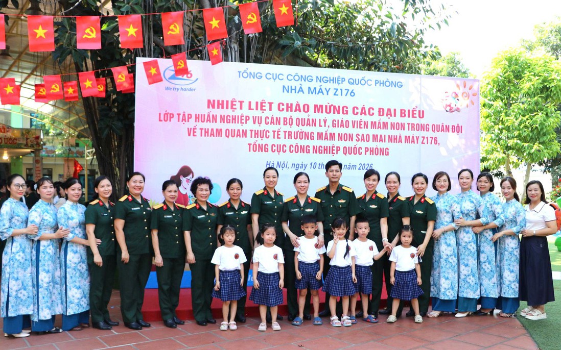 Tổng kết công tác giáo dục mầm non trong Quân đội năm học 2025-2026