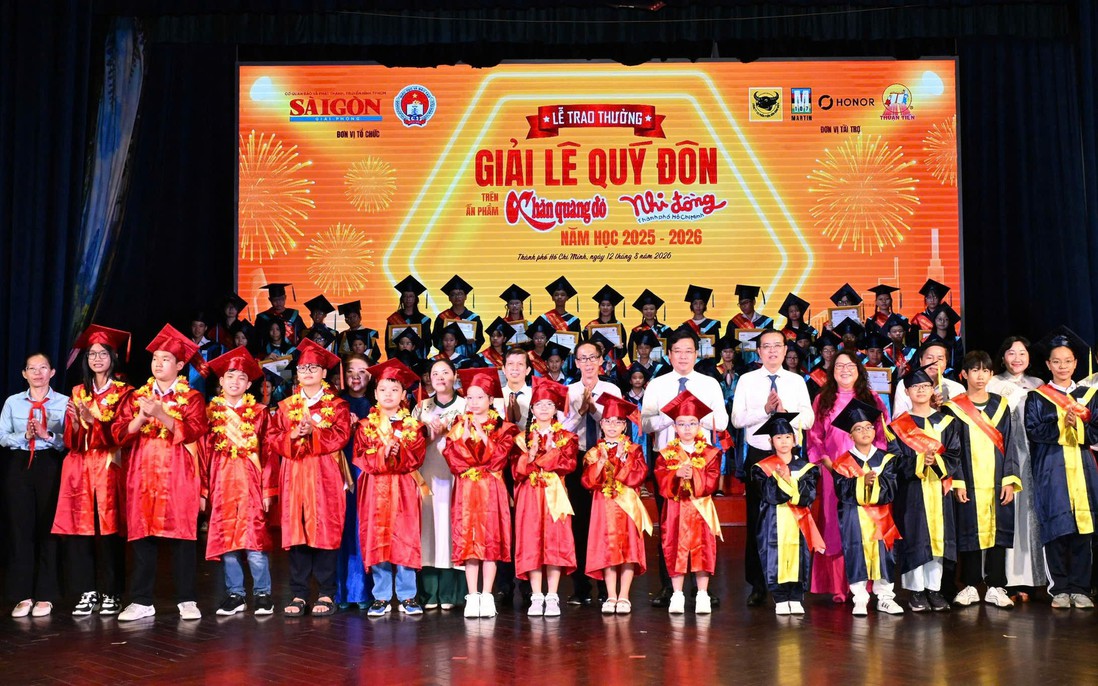 Giải Lê Quý Đôn vinh danh 120 học sinh xuất sắc năm học 2025-2026