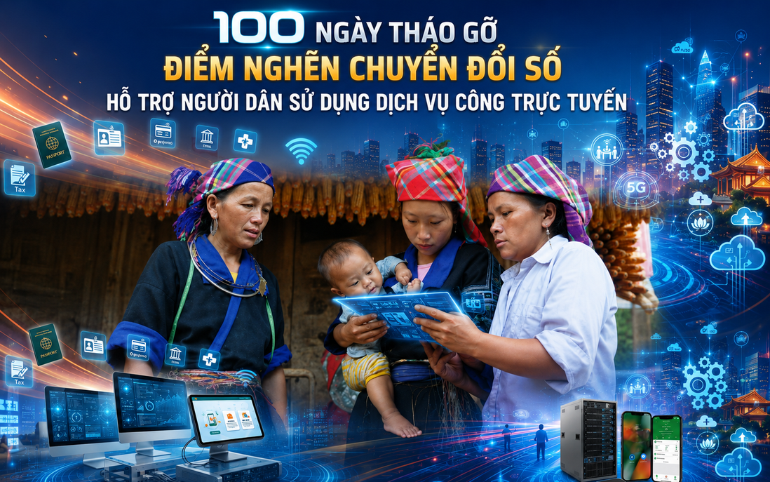 “100 ngày tháo gỡ điểm nghẽn chuyển đổi số": Kỳ 1 - Những “điểm trắng” tiếp cận dịch vụ công