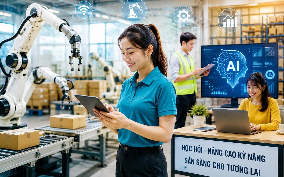 Khi AI và tự động hóa thay thế lao động phổ thông: Phụ nữ cần chuẩn bị gì để không bị đào thải?