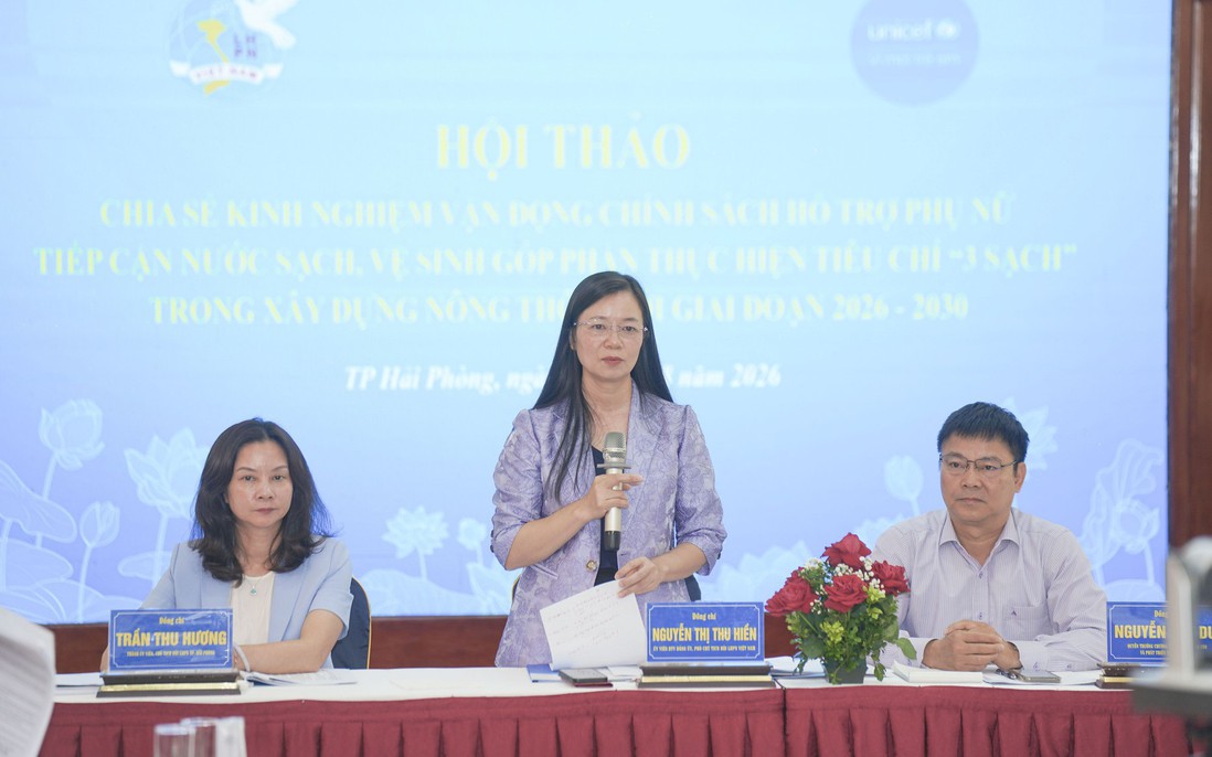 Gỡ điểm nghẽn nước sạch cho phụ nữ nông thôn
