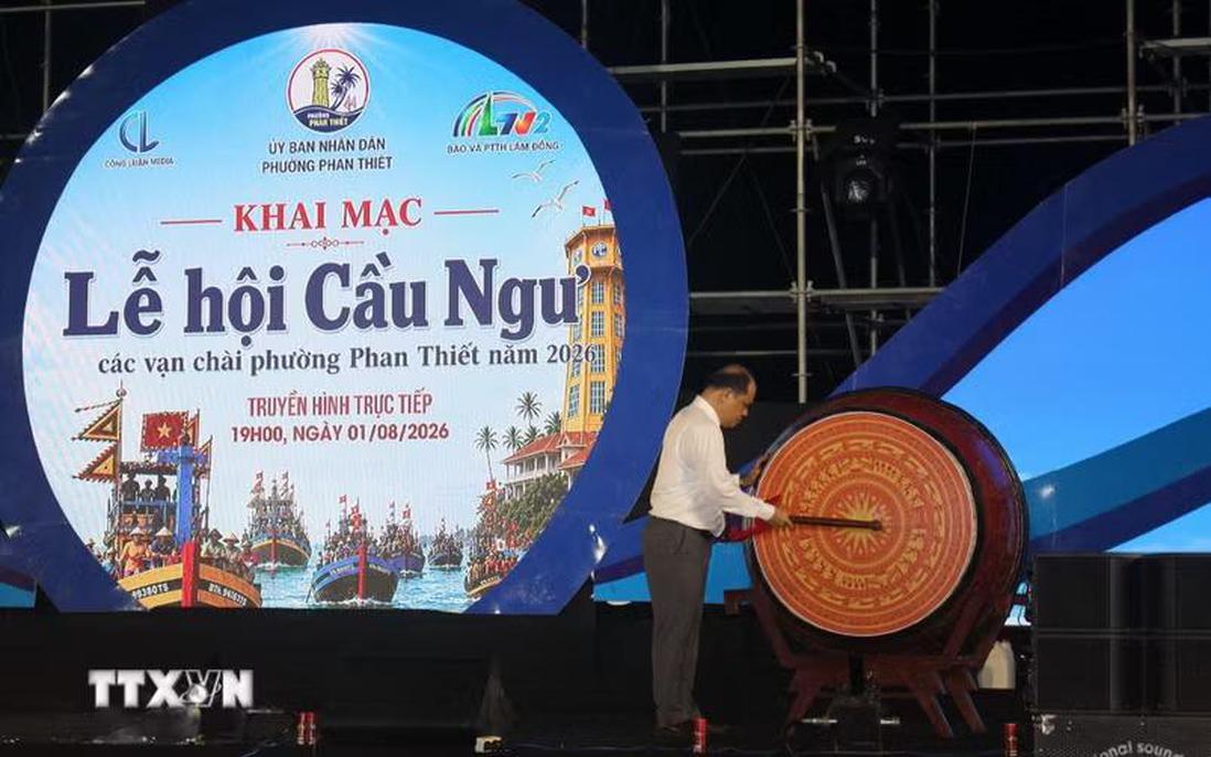 Lễ hội Cầu ngư Phan Thiết mang đậm nét văn hóa của ngư dân vùng biển Lâm Đồng