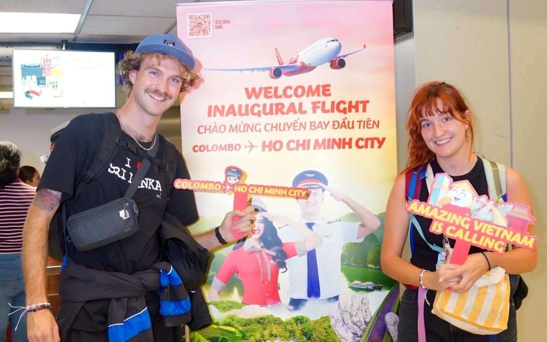 Vietjet khai trương đường bay thẳng Colombo - TP.HCM, mở lối đến đảo quốc Sri Lanka