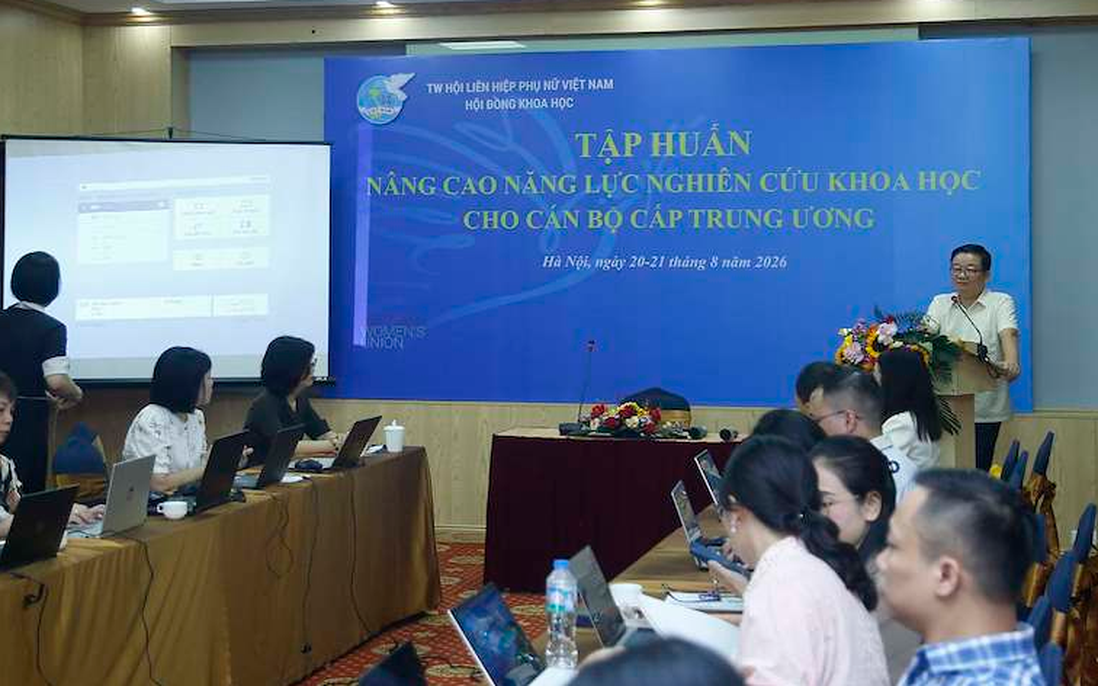 Nâng cao năng lực ứng dụng AI trong nghiên cứu khoa học cho cán bộ Trung ương Hội LHPN Việt Nam