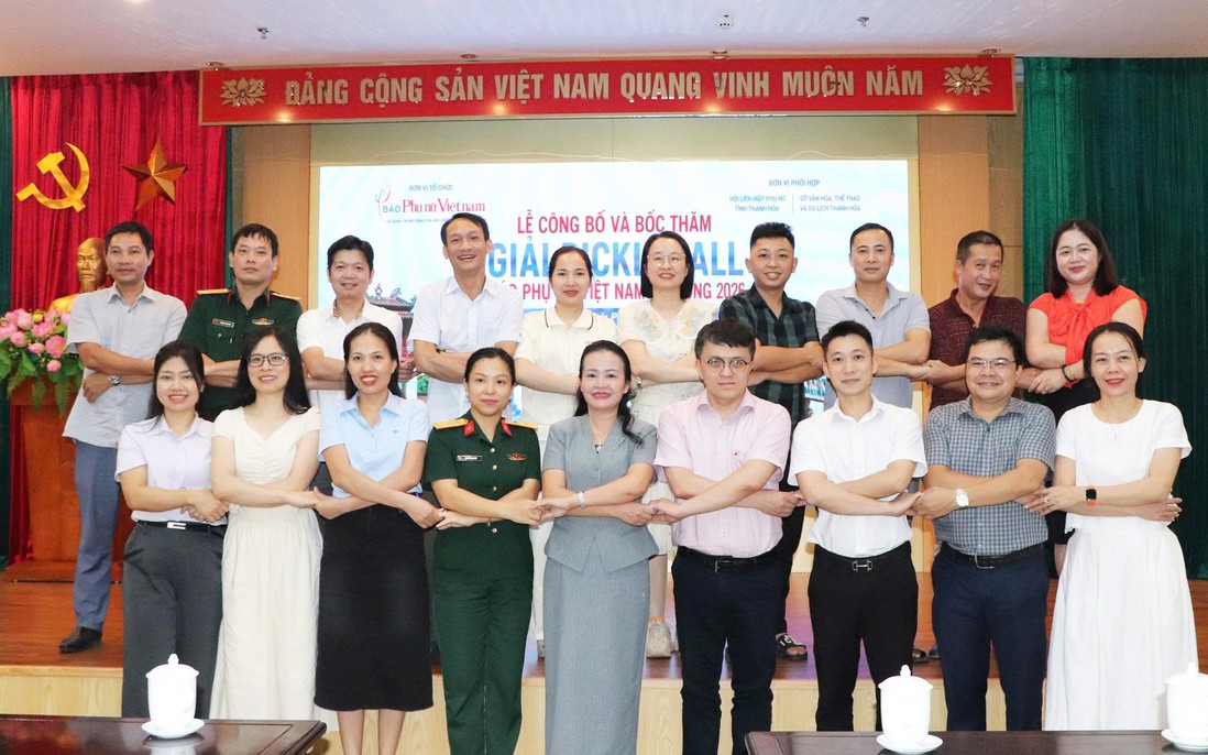 Lễ công bố và bốc thăm Giải Pickleball Báo Phụ nữ Việt Nam mở rộng 2026 tại Thanh Hóa