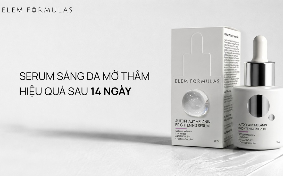 ELEM FORMULAS: Serum Autophagy hỗ trợ cải thiện thâm sau mụn và sắc tố