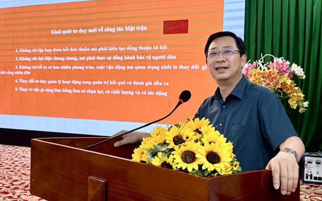 Bế mạc lớp bồi dưỡng, tập huấn cho cán bộ Mặt trận