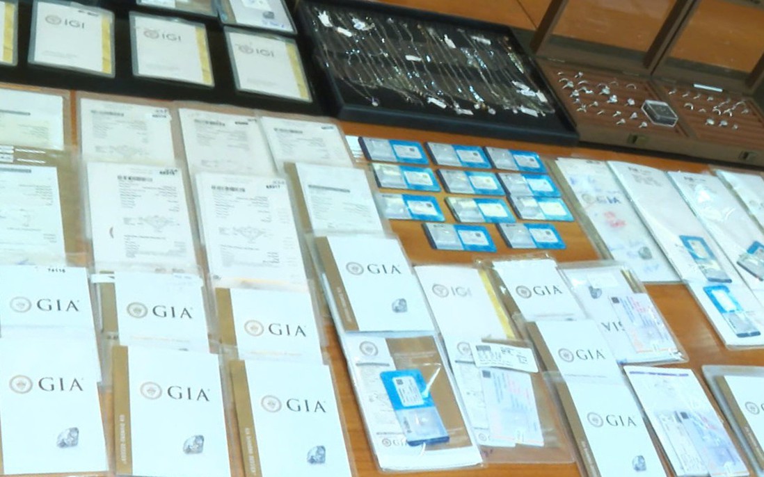 Kết quả giám định số kim cương trong vụ buôn lậu xuyên quốc gia