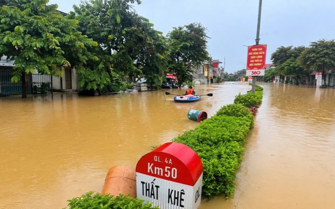 Bão số 4: Huyết mạch giao thông giữa Lạng Sơn và Cao Bằng bị chia cắt