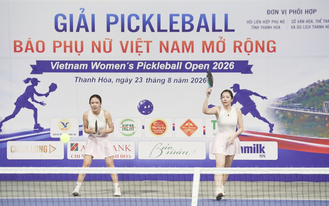 Gay cấn, kịch tính các trận chung kết Giải Pickleball Báo Phụ nữ Việt Nam mở rộng 2026