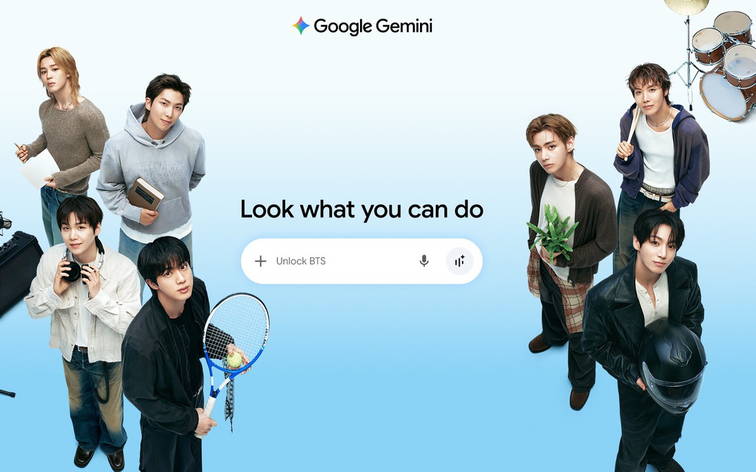 Tò mò với 4 tính năng tương tác mới cùng BTS ngay trên ứng dụng Gemini