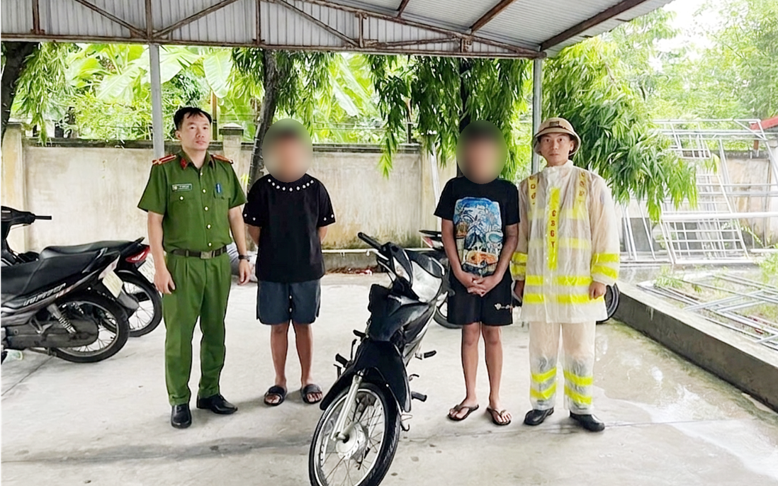Kiểm tra xe không biển số, phát hiện phương tiện trộm cắp