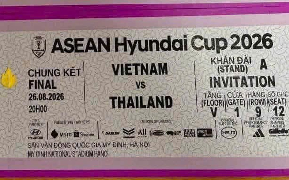 Chung kết ASEAN Cup 2026: "Loạn giá" vé và cách nhanh nhất nhận biết vé thật