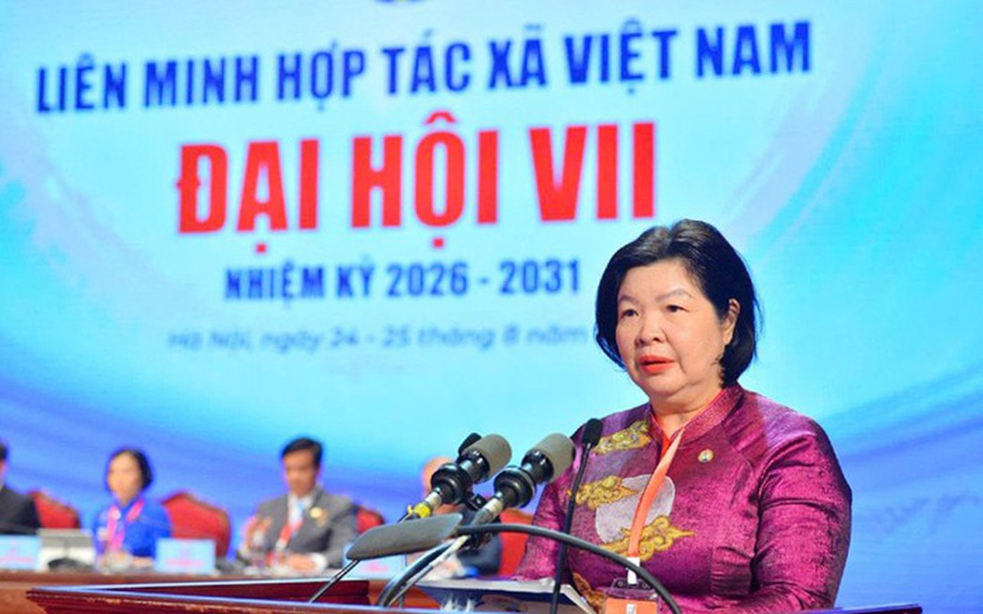 Bà Cao Xuân Thu Vân tái đắc cử Chủ tịch Liên minh Hợp tác xã Việt Nam khóa VII