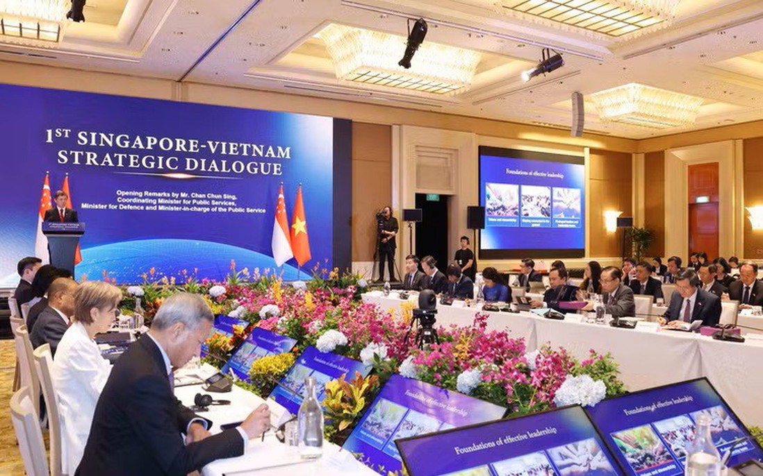 Tuyên bố chung Việt Nam-Singapore về chiến lược kết nối công nghệ
