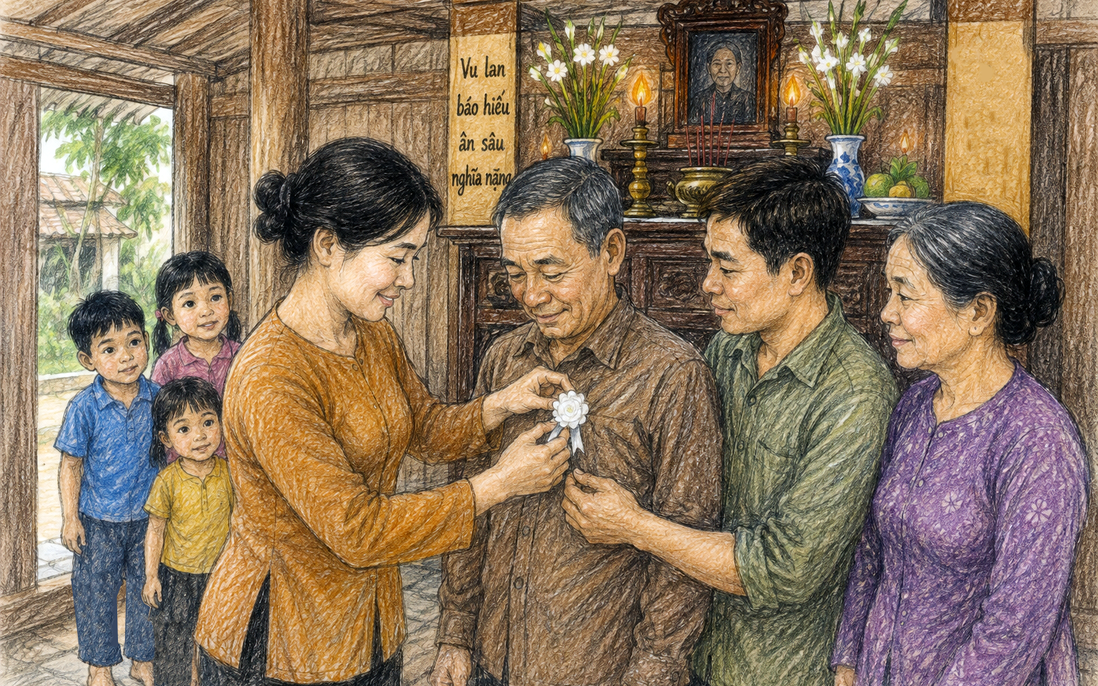 Vu lan nhớ Má