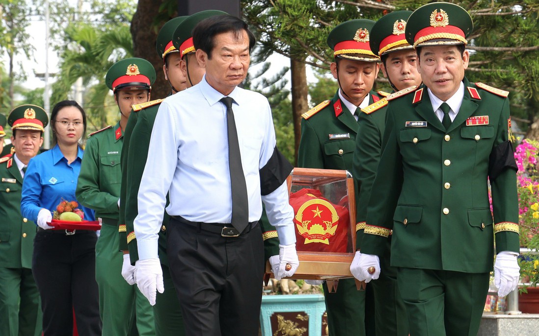 Cần Thơ: Xúc động lễ truy điệu, an táng 38 hài cốt liệt sĩ