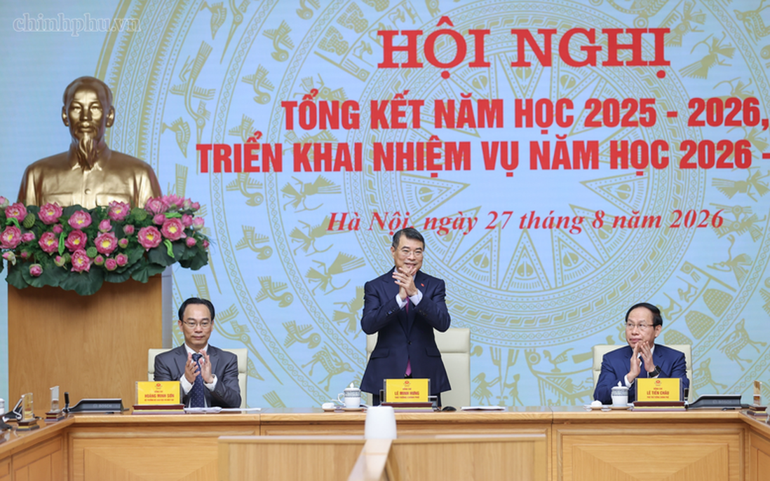 Thủ tướng chủ trì Hội nghị tổng kết năm học 2025-2026, triển khai nhiệm vụ năm học 2026-2027