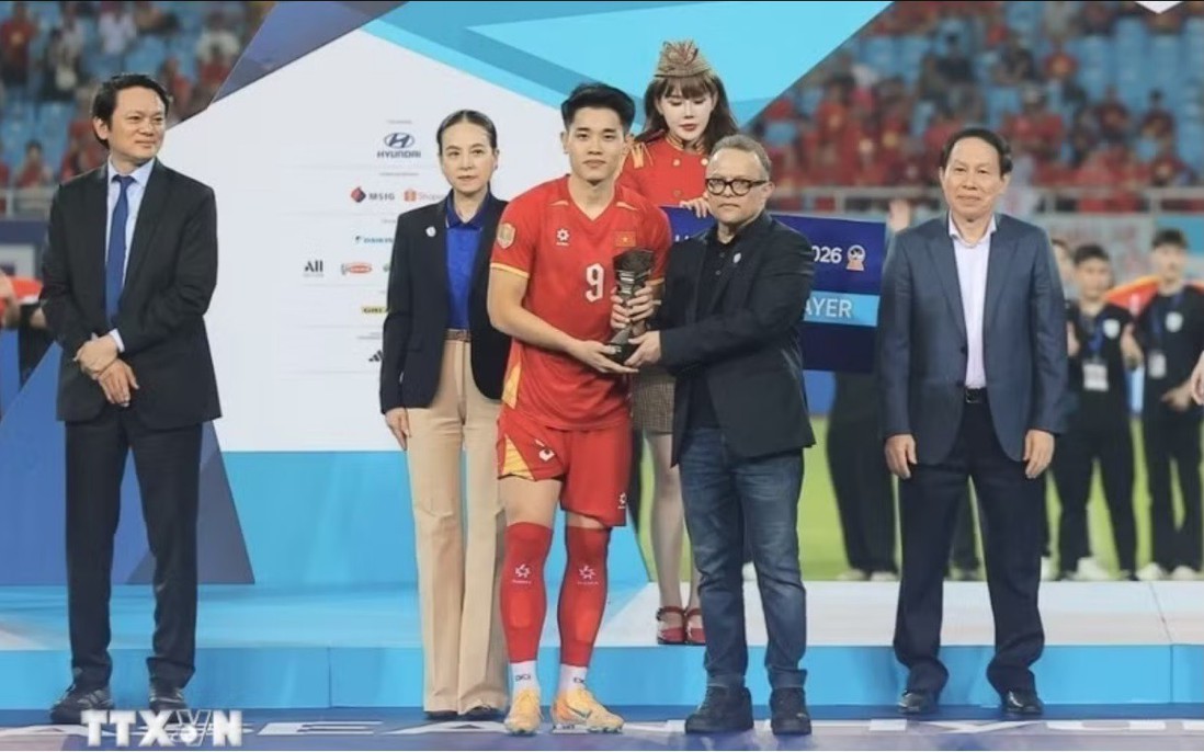 Đội tuyển Việt Nam thống trị các giải thưởng cá nhân tại ASEAN Cup 2026