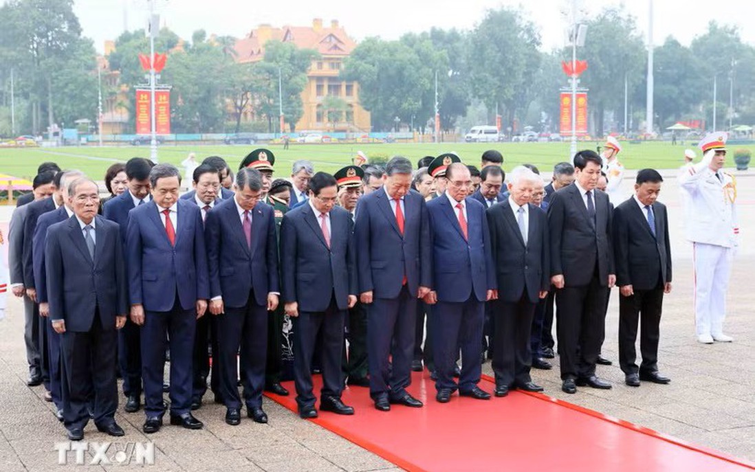 81 năm Quốc khánh: Lãnh đạo Đảng, Nhà nước vào Lăng viếng Chủ tịch Hồ Chí Minh