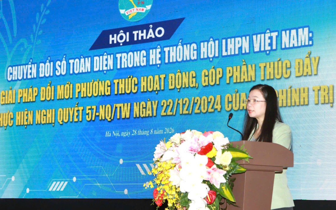 Hội LHPN Việt Nam tổ chức Hội thảo quốc gia tìm giải pháp đưa chuyển đổi số đến gần hơn với phụ nữ