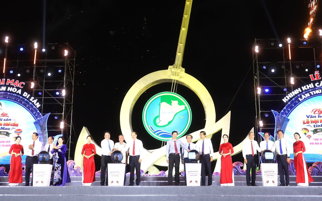 Khai mạc Ngày hội Văn hóa di sản và Lễ hội Khinh khí cầu tại Cà Mau