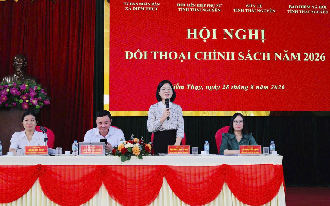 Hội LHPN tỉnh Thái Nguyên đối thoại chính sách tại xã Điềm Thụy