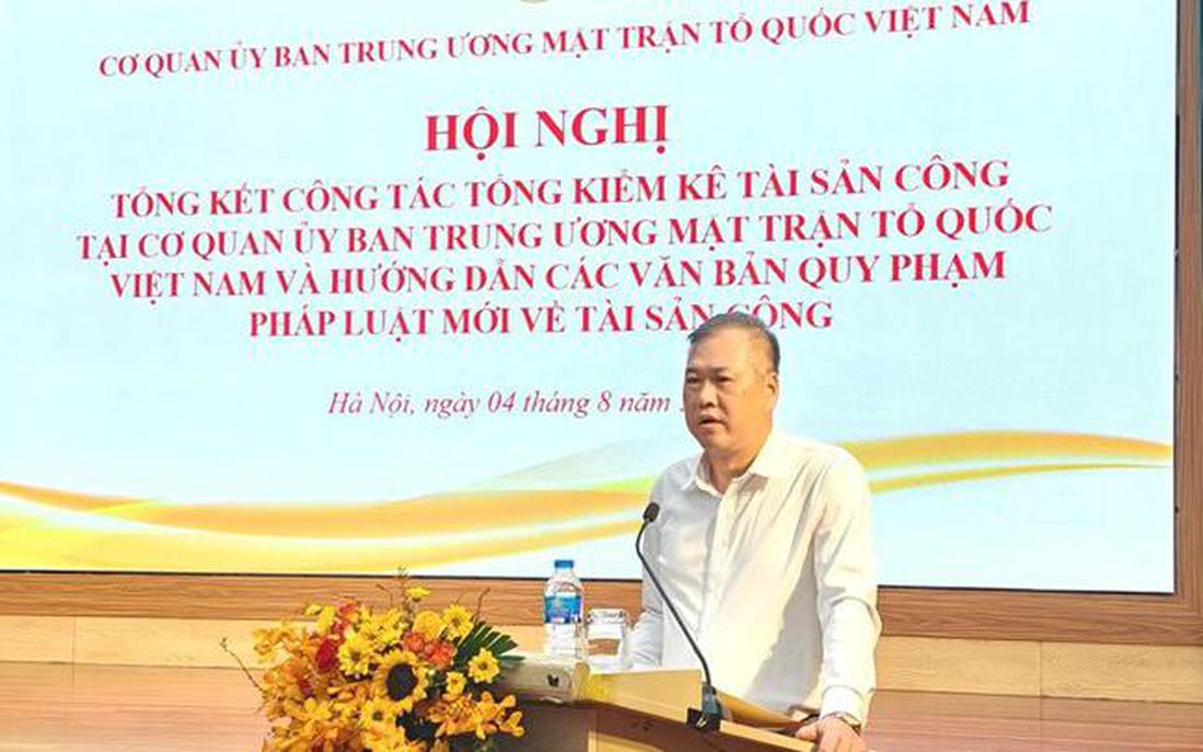 Hội nghị tổng kết công tác tổng kiểm kê tài sản công Cơ quan Ủy ban Trung ương MTTQ Việt Nam