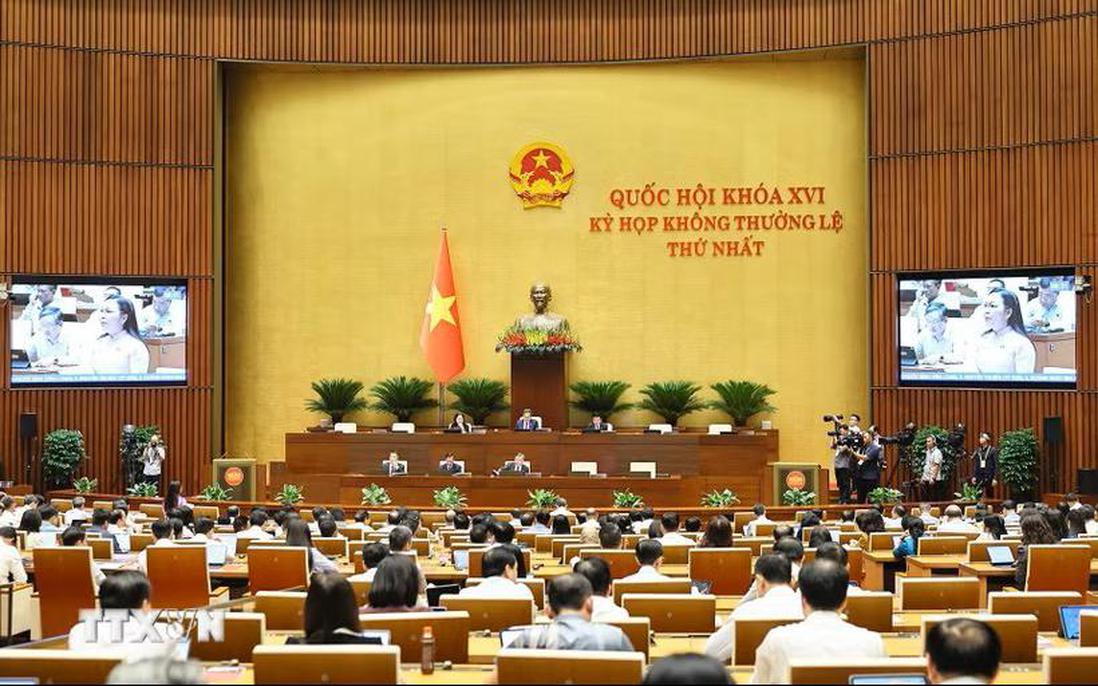 Thông cáo báo chí số 5, Kỳ họp không thường lệ thứ Nhất, Quốc hội khóa XVI