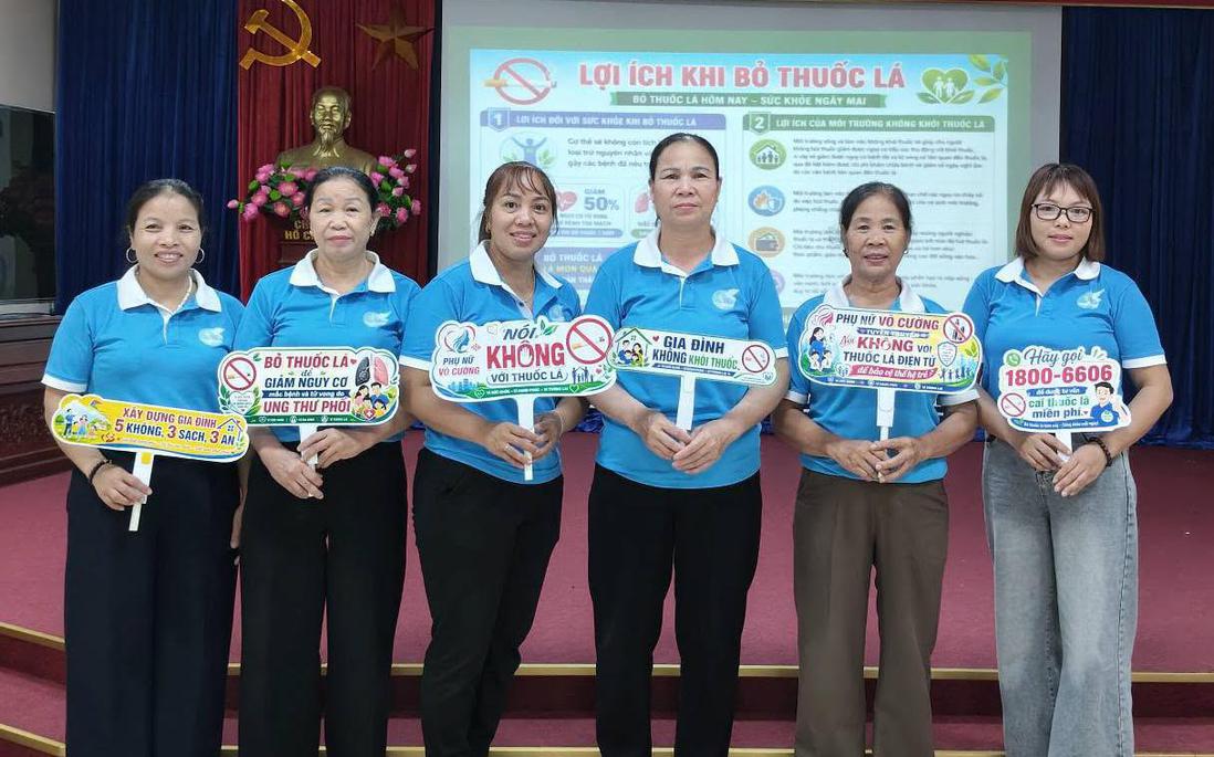 Xây dựng môi trường không khói thuốc ở mỗi gia đình, mỗi khu dân cư