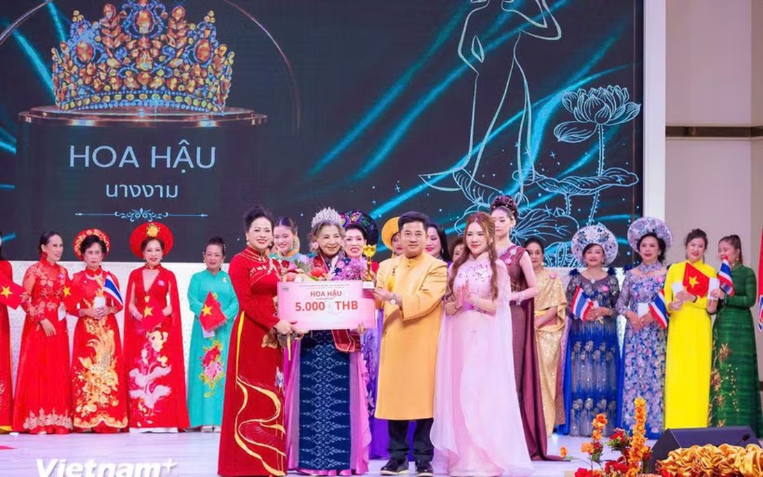 Ngôn ngữ thời trang đầy cảm xúc trong cuộc thi "Người đẹp Áo dài Việt Nam - Thái Lan"