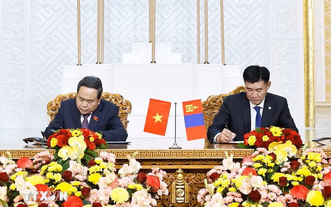 Quốc hội Việt Nam và Quốc hội Mông Cổ ký Bản ghi nhớ hợp tác