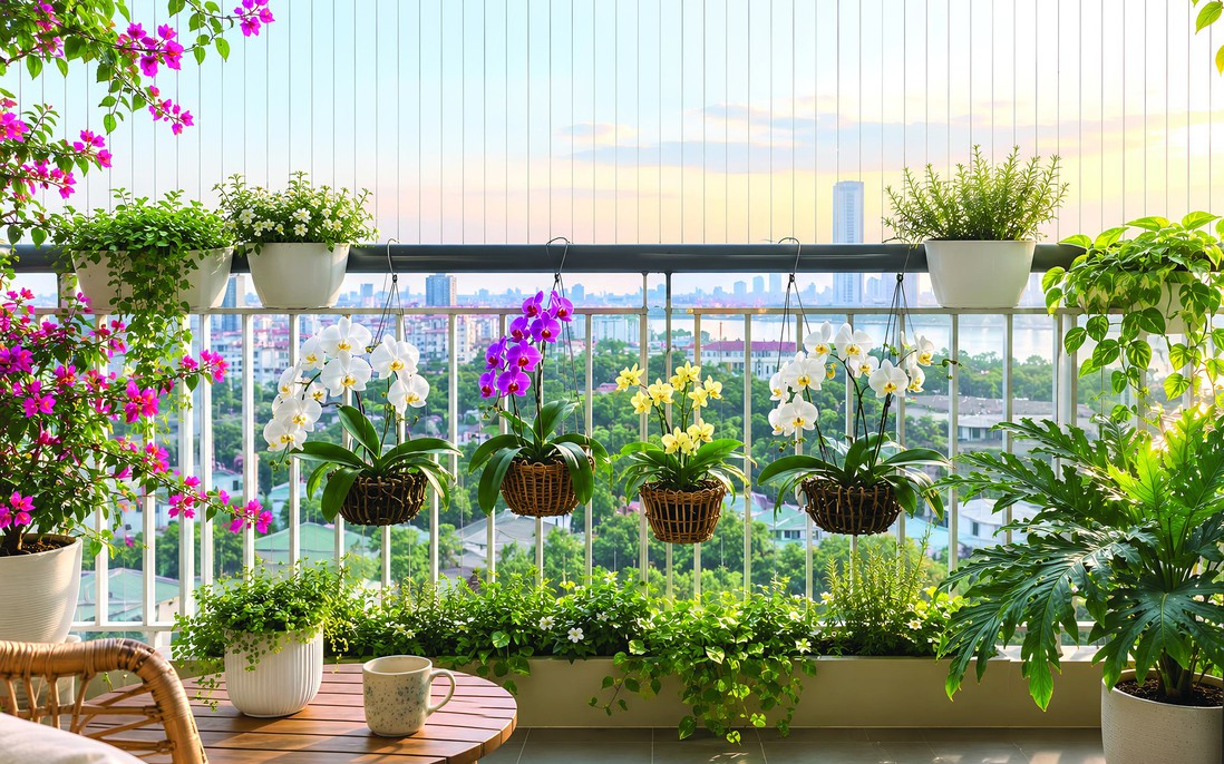 Mùa thu tròn đầy trong căn hộ một người
