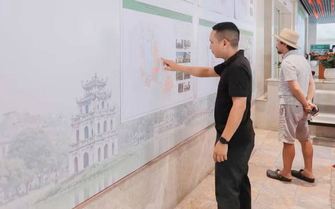 Chủ tịch UBND Hà Nội kiểm tra việc lấy ý kiến Quy hoạch sông Hồng và hồ Gươm
