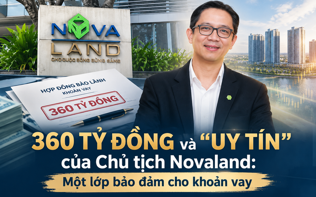 Ông Bùi Cao Nhật Quân nhận bảo lãnh cá nhân cho khoản vay 360 tỷ đồng của Novaland