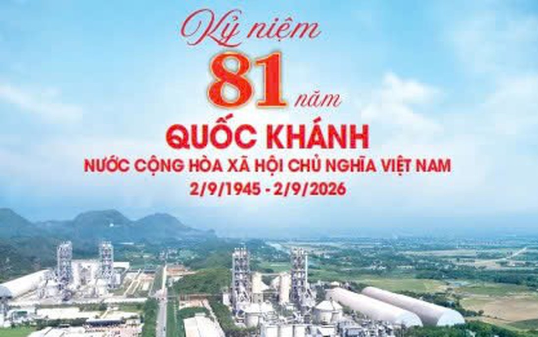 Công ty xi măng Long Sơn chúc mừng ngày Quốc khánh 2/9
