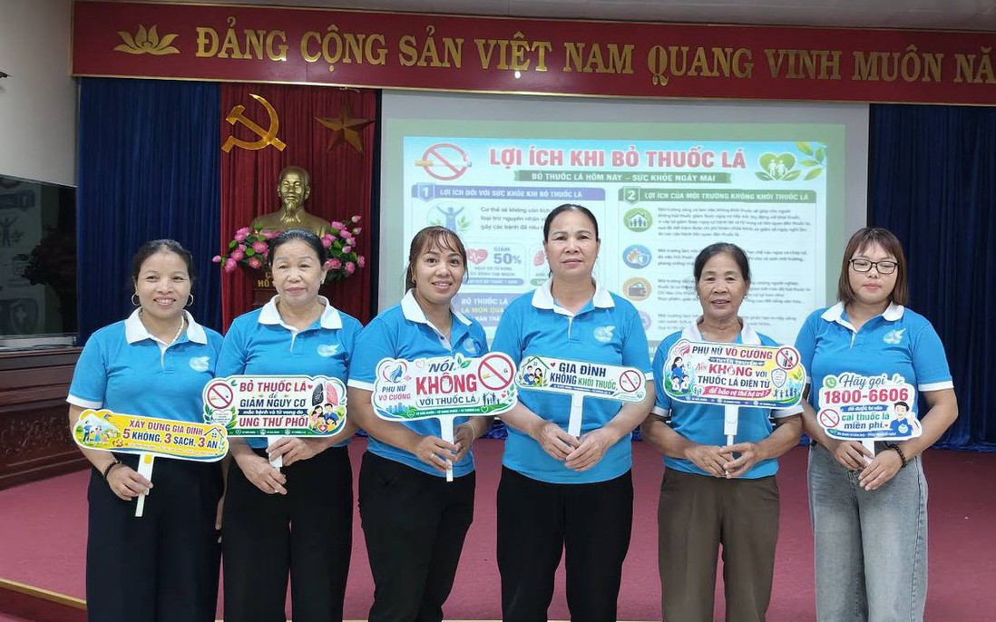 Phụ nữ phường Võ Cường lan tỏa phong trào xây dựng môi trường không khói thuốc
