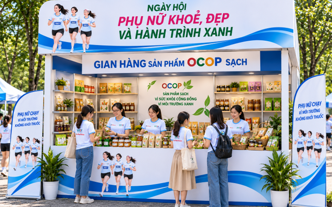 Mời đăng ký gian hàng tại Ngày hội Phụ nữ Khỏe, Đẹp & Hành trình xanh