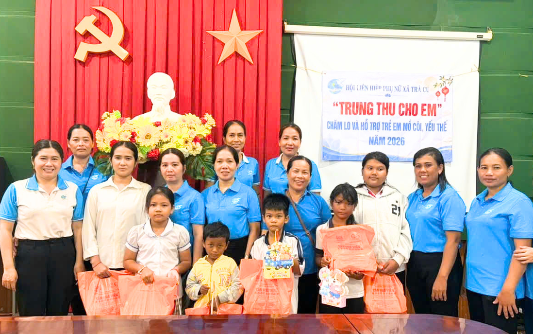 Vĩnh Long: Chương trình "Trung thu cho em" chăm lo hơn 56.000 trẻ em