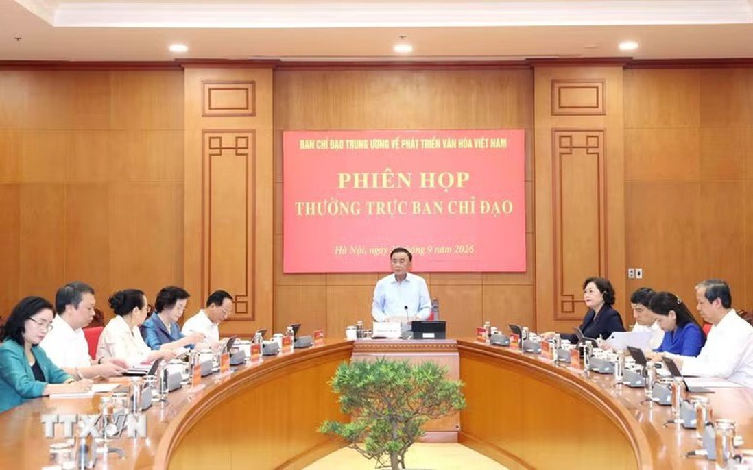 Thường trực Ban Bí thư Trần Cẩm Tú chủ trì Phiên họp Thường trực Ban Chỉ đạo Trung ương về phát triển văn hóa