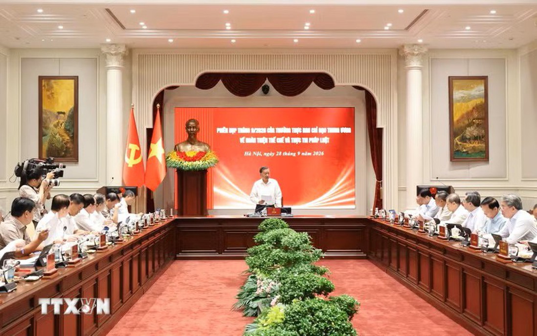 Tổng Bí thư, Chủ tịch nước Tô Lâm: Sớm khắc phục căn bản tình trạng thực thi pháp luật được xem là khâu yếu
