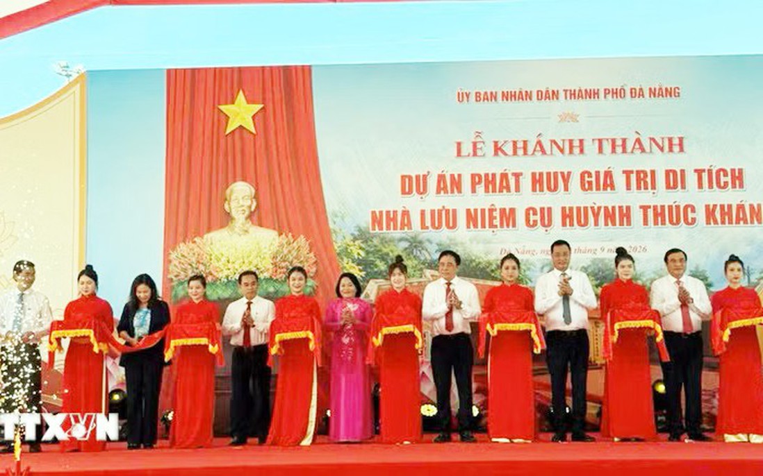 Khánh thành Dự án phát huy giá trị di tích Nhà lưu niệm cụ Huỳnh Thúc Kháng
