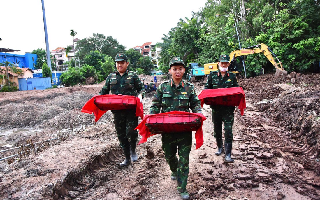 Đã quy tập được 672 bộ hài cốt liệt sĩ tại Công viên Lê Thị Riêng