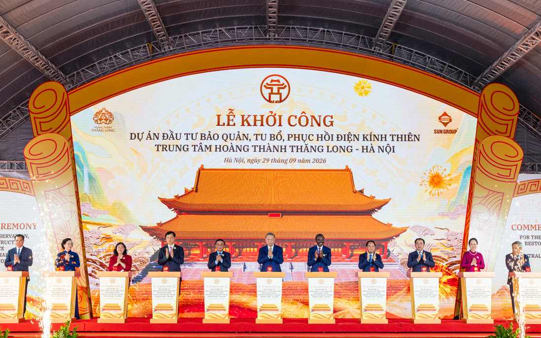 Tổng Bí thư, Chủ tịch nước Tô Lâm dự Lễ khởi công Dự án đầu tư bảo quản, tu bổ, phục hồi Điện Kính Thiên