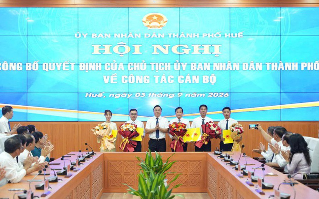 TP Huế điều động, bổ nhiệm giám đốc sở, ngành
