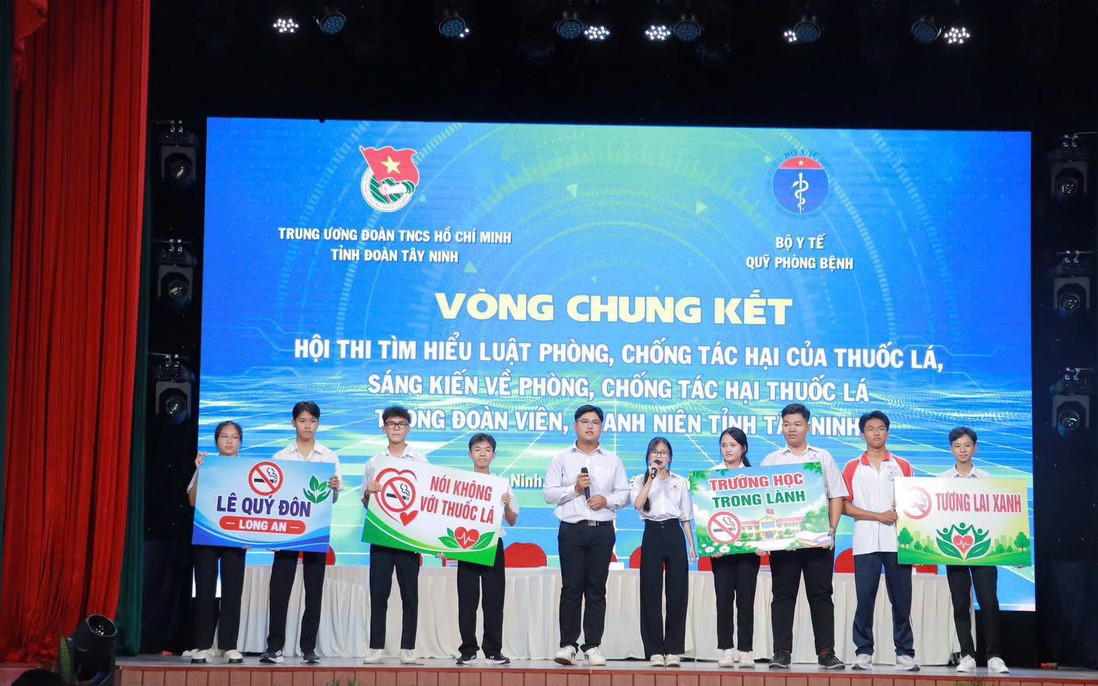 Tây Ninh: Đa dạng hoạt động truyền thông về tác hại của thuốc lá đến giới trẻ