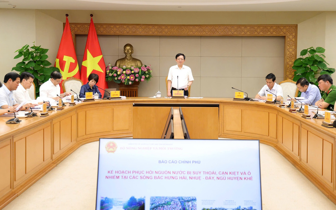 Phục hồi sông Bắc Hưng Hải, Nhuệ - Đáy, Ngũ Huyện Khê theo lộ trình, bảo đảm hiệu quả đầu tư