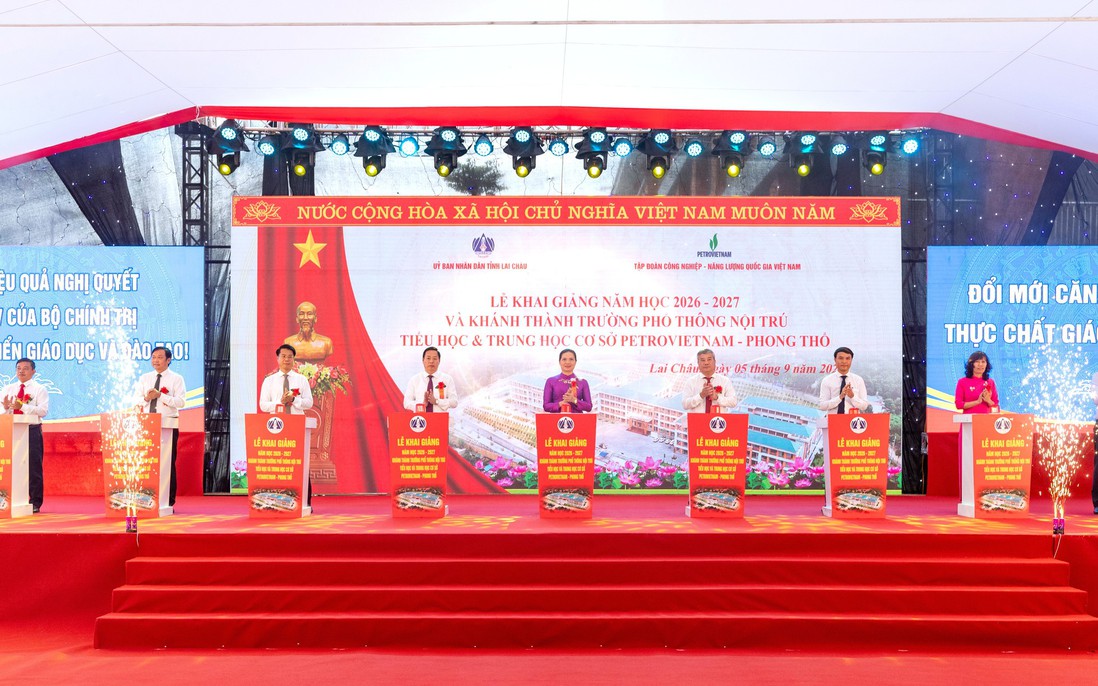 Khánh thành ngôi trường biên giới đầu tiên hoàn thành tại Lai Châu