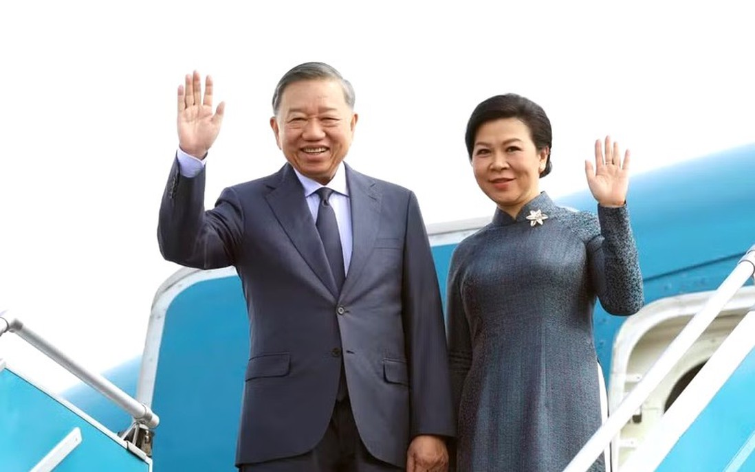Tổng Bí thư, Chủ tịch nước Tô Lâm cùng Phu nhân lên đường thăm cấp Nhà nước tới Nga, thăm chính thức Pháp và dự Hội nghị Thượng đỉnh Không gian vũ trụ