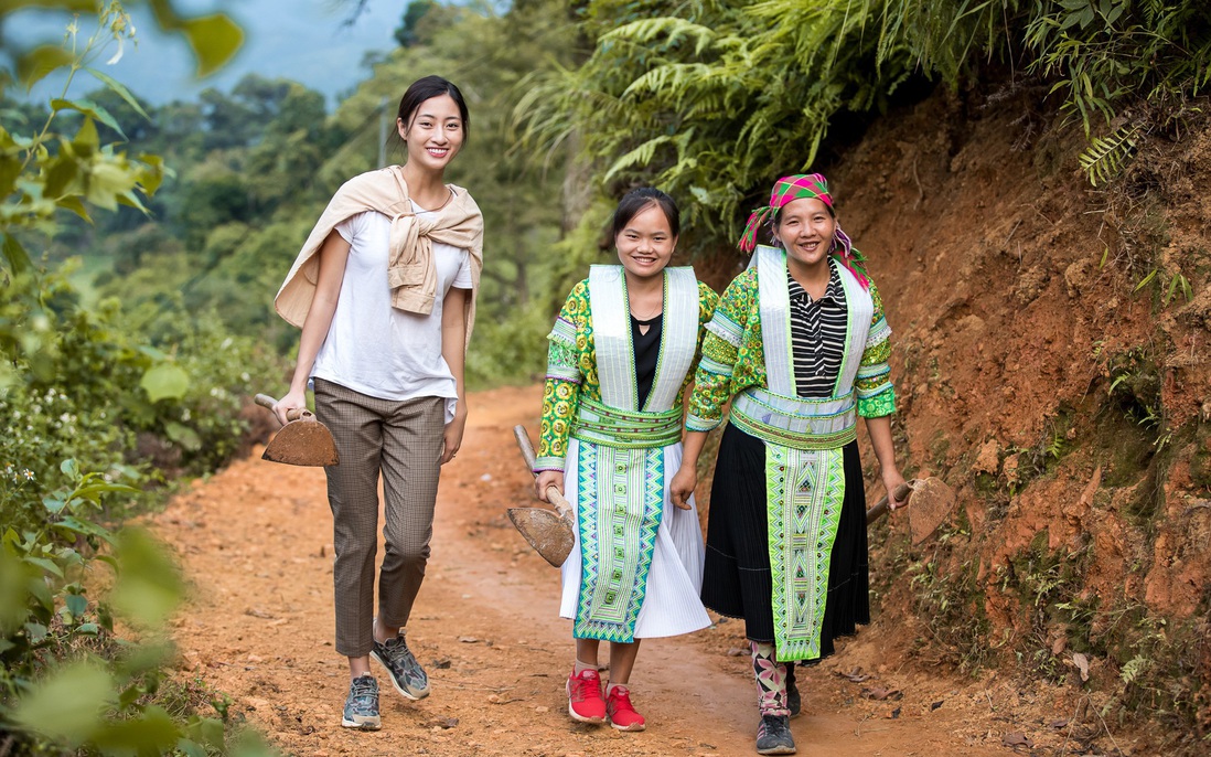 Sát chung kết Miss World 2019, Lương Thùy Linh vào Top 10 Hoa hậu Nhân ái